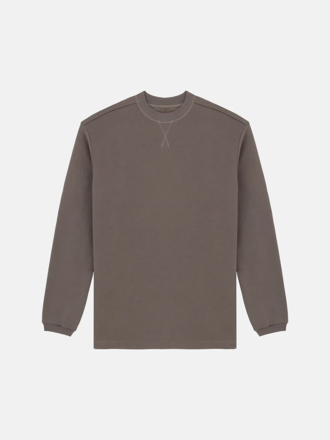 Noyoco Sweatshirt unisexe en coton biologique Finn . Taupe