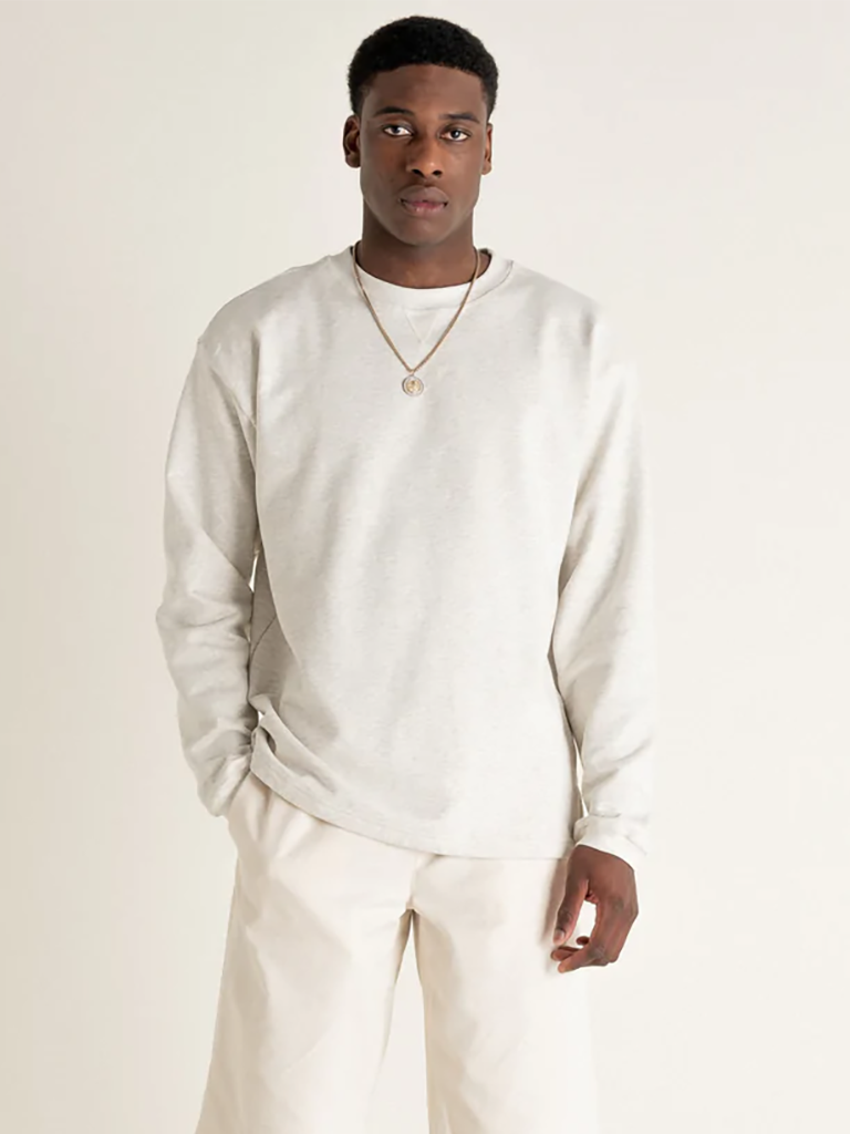 Taupe Cotton Sweatshirt