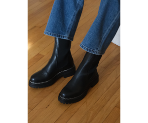 Bottes hautes en cuir Fontana Noir Betina Lou