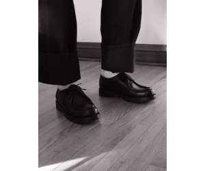 Padror Leather Laced Shoes. Black - Betina Lou Padror Leather Laced Shoes. Black - Betina Lou