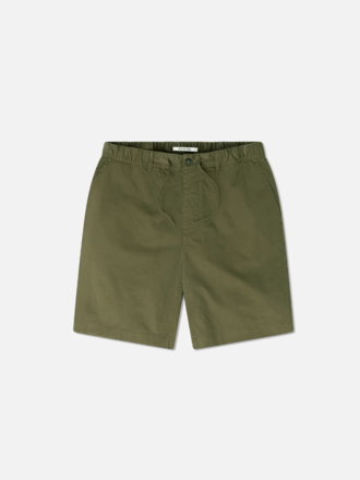 Kestin Short en sergé de coton Inverness . Olive Kestin Short en sergé de coton Inverness . Olive