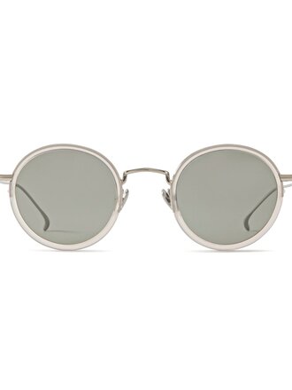 French Kiwis Nicolas unisex sunglasses . Grey and silver
