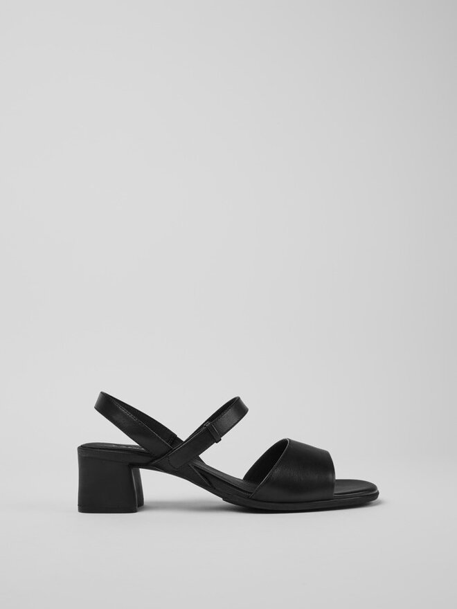 Margaret Sling back sandal . Black - Betina Lou