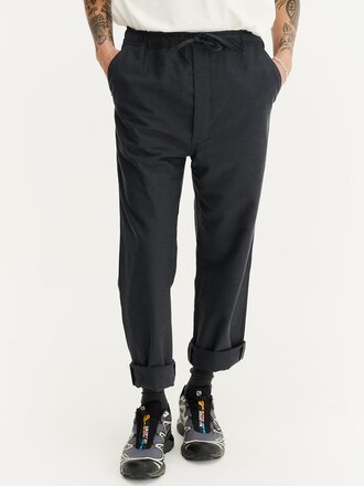 Noyoco Pantalon unisexe en coton bio Tenerife . Bleu anthracite Noyoco Pantalon unisexe en coton bio Tenerife . Bleu anthracite