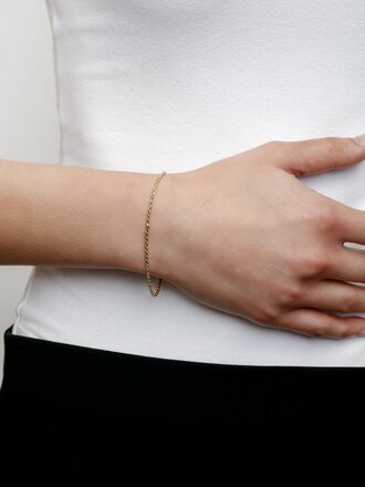 Wolf Circus Adele Bracelet . Gold