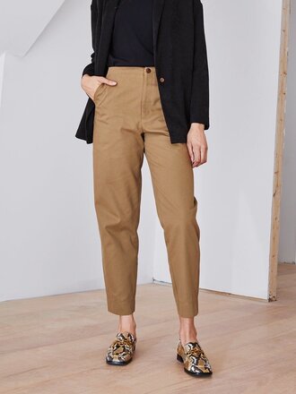Dagg and Stacey Pantalon en coton Eugene . Khaki