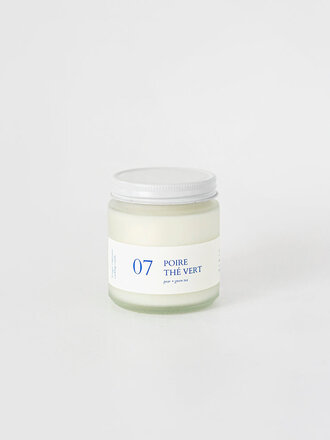 Flambette Soy Candle . Pear and Green Tea 4 oz