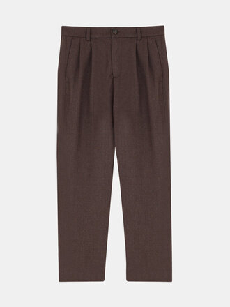 Noyoco Pantalon unisexe en laine vierge Cambridge . Brun Noyoco Pantalon unisexe en laine vierge Cambridge . Brun