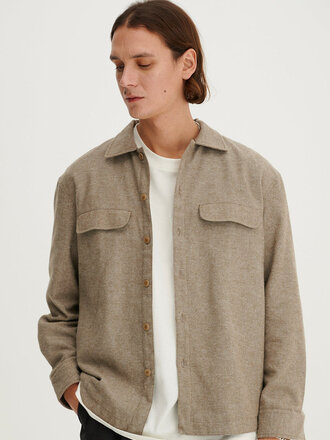 Noyoco Veste en coton biologique Mars . Khaki twill Noyoco Veste en coton biologique Mars . Khaki twill