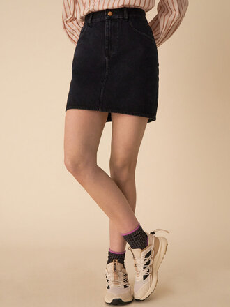 Des petits hauts Mini Jupe en denim Loubaba . Charcoal Des petits hauts Mini Jupe en denim Loubaba . Charcoal