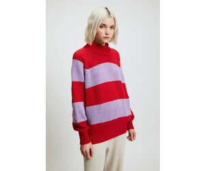 Rita Row Waite Sweater in Red + Lilac Rita Row Waite Sweater in Red + Lilac