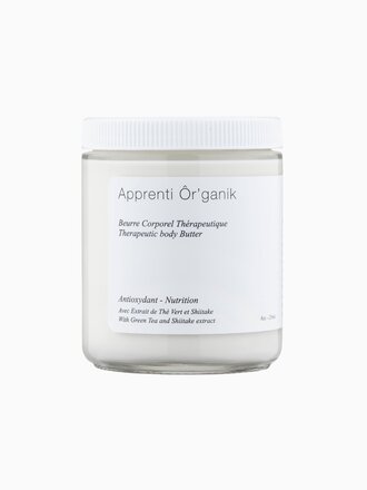 Apprenti Beurre corporel . Thérapeutique