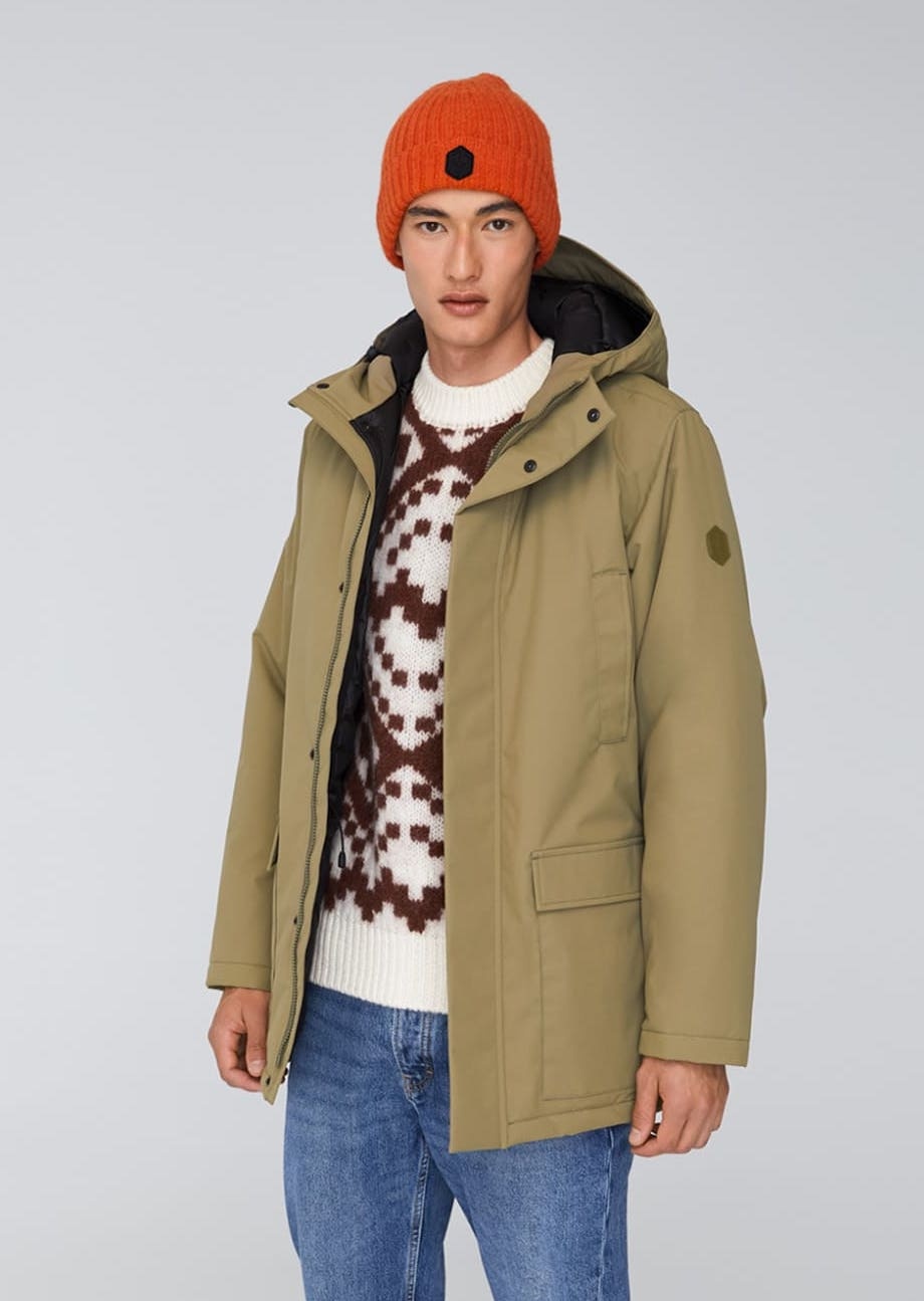 Coretta insulated jacket dark cheap khaki