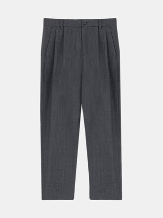 Noyoco Pantalon unisexe en laine Cambridge . Gris pied-de-poule Noyoco Pantalon unisexe en laine Cambridge . Gris pied-de-poule