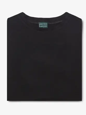 Milo & Dexter T-Shirt en bambou . Noir