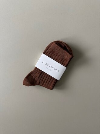 Le Bon Shoppe Her socks - MC Cotton . Coffee