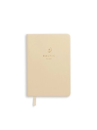 Baltic Club Linnea vegan leather pocket diary A6 . Cream