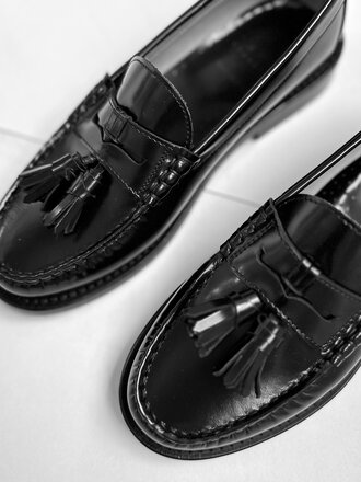 Sesa Charlotte leather loafers . Black Sesa Charlotte leather loafers . Black