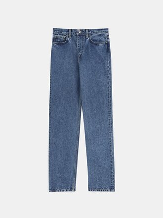 Noyoco Jeans Dunn en coton recyclé et bio . Mid Blue Noyoco Jeans Dunn en coton recyclé et bio . Mid Blue