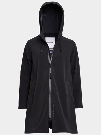 Stutterheim Impermeable léger Mosebacke avec zipper . Noir Stutterheim Impermeable léger Mosebacke avec zipper . Noir