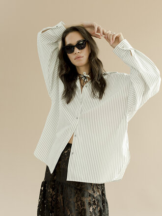 A Bronze Age Robbie Shirt . Pencil Stripe