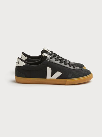 Veja Chaussures en coton bio Volley . Noir Blanc Naturel Veja Chaussures en coton bio Volley . Noir Blanc Naturel