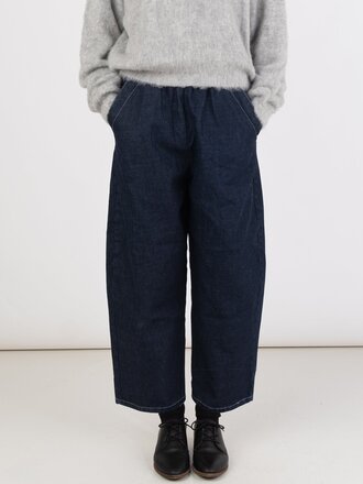 Micaela Greg Barrel Jeans . Dark Indigo Micaela Greg Barrel Jeans . Dark Indigo