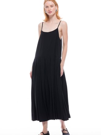 Toit Volant Six Yards Dress . Black