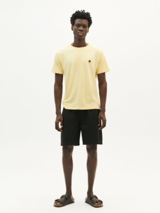 Thinking Mu Henry organic cotton shorts . Black Thinking Mu Henry organic cotton shorts . Black