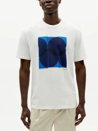 Thinking Mu T-Shirt en coton biologique Art 3 . Blanc Thinking Mu T-Shirt en coton biologique Art 3 . Blanc