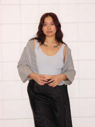 Eve Gravel June bralette . Sky