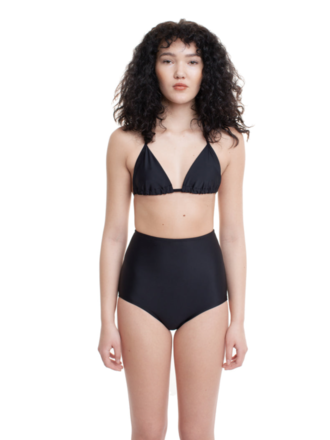 Minnow Bathers Haut de maillot triangle Heron . Noir