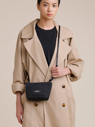 Bags in Progress Zipper mini pouch . Black