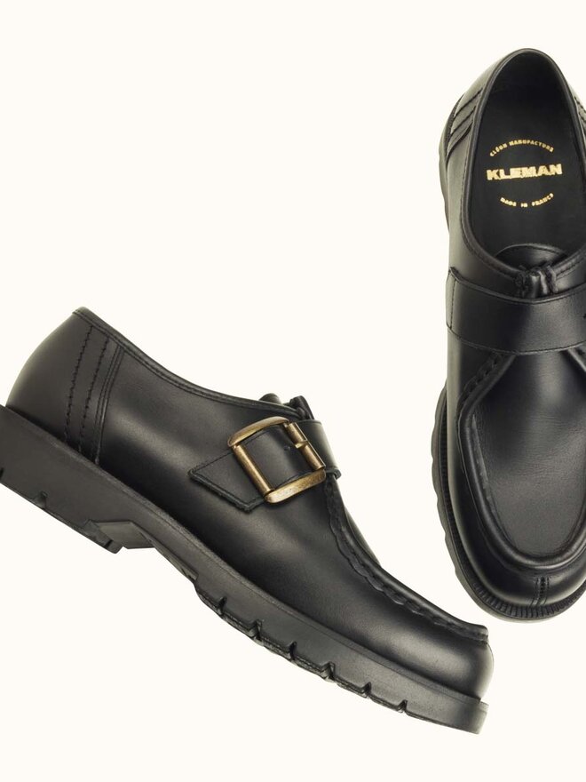 Padror Leather Laced Shoes. Black - Betina Lou Padror Leather Laced Shoes. Black - Betina Lou