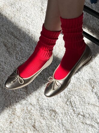 Le Bon Shoppe Ballet socks . Strawberry