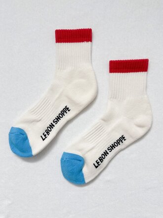 Le Bon Shoppe Boyfriend socks . Blue Red Le Bon Shoppe Boyfriend socks . Blue Red