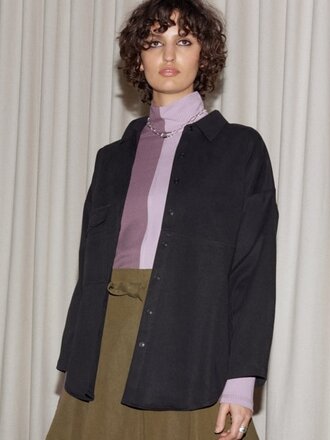 Eve Gravel Surchemise Kita . Noir