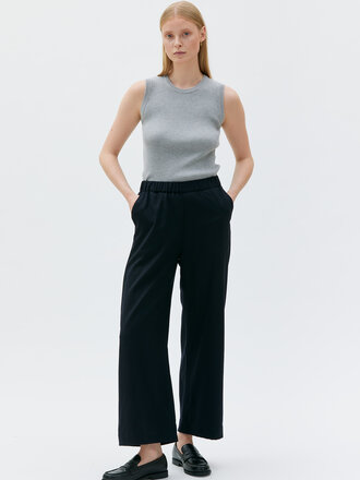 Maska Pantalon en laine Gala . Noir