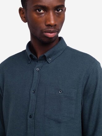 Olow Classico shirt in Organic Cotton . Green