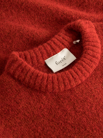 Forét Alpine wool sweater . Red Forét Alpine wool sweater . Red