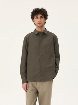 Noyoco Valencia Organic cotton shirt . Khaki