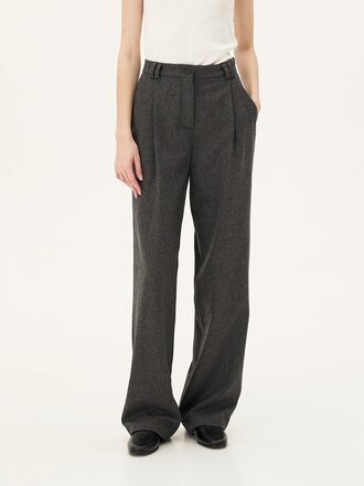 Noyoco Pantalon Elodar 100% laine . Ardoise Noyoco Pantalon Elodar 100% laine . Ardoise