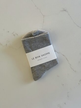 Le Bon Shoppe Sneaker Socks . Grey