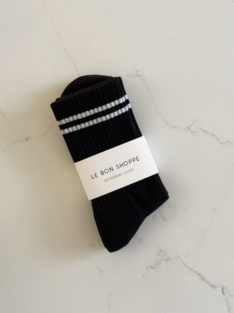 Le Bon Shoppe Boyfriend Socks . Black Le Bon Shoppe Boyfriend Socks . Black