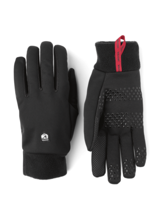 Hestra Gants antidérapants avec fonction tactile Wind Shield Liner . Noir