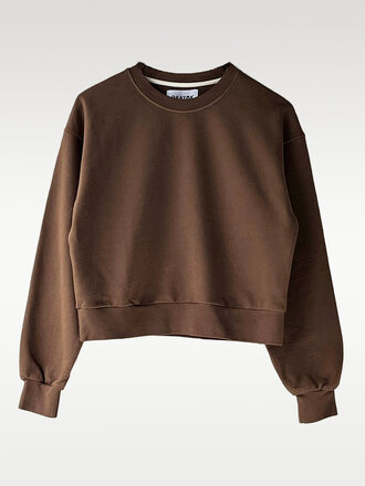 Okayok Laine crewneck sweatshirt . Coffee Okayok Laine crewneck sweatshirt . Coffee