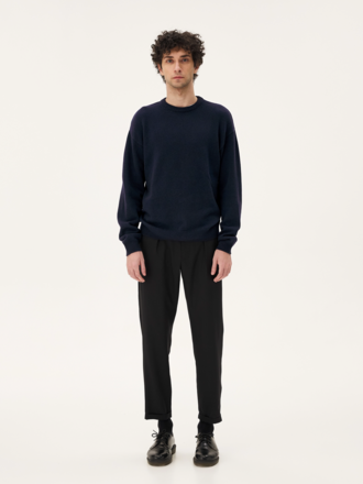 Noyoco Chandail en laine Malmo . Marine