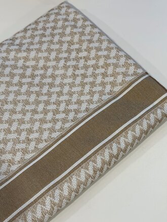 Keffiyeh Mtl Classic Keffiyeh . White and gold