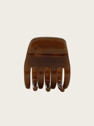 Karst Small Hair claw clip . Espresso