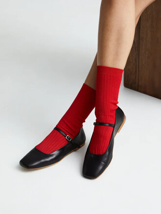 Augusta Mary Jane ballerine en cuir Julieta . Noir Augusta Mary Jane ballerine en cuir Julieta . Noir